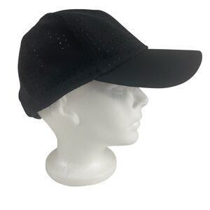 Lululemon Baller Hat Perforated Black Adjustable Back Closure